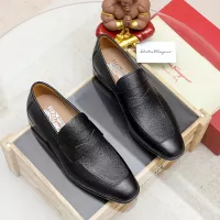 Cheap Salvatore Ferragamo Leather Shoes For Men #1347524 Replica Wholesale [$108.00 USD] [ITEM#1347524] on Replica Salvatore Ferragamo Leather Shoes