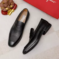 Cheap Salvatore Ferragamo Leather Shoes For Men #1347524 Replica Wholesale [$108.00 USD] [ITEM#1347524] on Replica Salvatore Ferragamo Leather Shoes