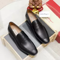 Cheap Salvatore Ferragamo Leather Shoes For Men #1347525 Replica Wholesale [$108.00 USD] [ITEM#1347525] on Replica Salvatore Ferragamo Leather Shoes