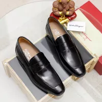 Cheap Salvatore Ferragamo Leather Shoes For Men #1347526 Replica Wholesale [$108.00 USD] [ITEM#1347526] on Replica Salvatore Ferragamo Leather Shoes