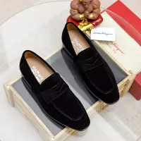Cheap Salvatore Ferragamo Leather Shoes For Men #1347527 Replica Wholesale [$108.00 USD] [ITEM#1347527] on Replica Salvatore Ferragamo Leather Shoes
