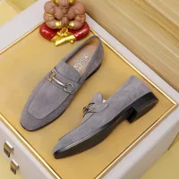 Cheap Salvatore Ferragamo Leather Shoes For Men #1347528 Replica Wholesale [$108.00 USD] [ITEM#1347528] on Replica Salvatore Ferragamo Leather Shoes