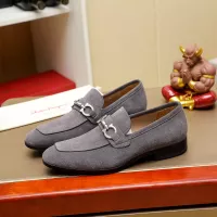 Cheap Salvatore Ferragamo Leather Shoes For Men #1347528 Replica Wholesale [$108.00 USD] [ITEM#1347528] on Replica Salvatore Ferragamo Leather Shoes