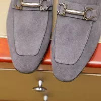 Cheap Salvatore Ferragamo Leather Shoes For Men #1347528 Replica Wholesale [$108.00 USD] [ITEM#1347528] on Replica Salvatore Ferragamo Leather Shoes