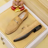 Cheap Salvatore Ferragamo Leather Shoes For Men #1347529 Replica Wholesale [$108.00 USD] [ITEM#1347529] on Replica Salvatore Ferragamo Leather Shoes