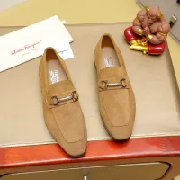 Cheap Salvatore Ferragamo Leather Shoes For Men #1347529 Replica Wholesale [$108.00 USD] [ITEM#1347529] on Replica Salvatore Ferragamo Leather Shoes