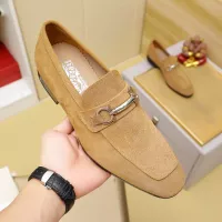 Cheap Salvatore Ferragamo Leather Shoes For Men #1347529 Replica Wholesale [$108.00 USD] [ITEM#1347529] on Replica Salvatore Ferragamo Leather Shoes