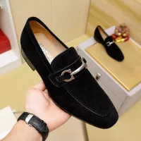 Cheap Salvatore Ferragamo Leather Shoes For Men #1347530 Replica Wholesale [$108.00 USD] [ITEM#1347530] on Replica Salvatore Ferragamo Leather Shoes