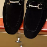 Cheap Salvatore Ferragamo Leather Shoes For Men #1347530 Replica Wholesale [$108.00 USD] [ITEM#1347530] on Replica Salvatore Ferragamo Leather Shoes