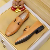 Cheap Salvatore Ferragamo Leather Shoes For Men #1347531 Replica Wholesale [$108.00 USD] [ITEM#1347531] on Replica Salvatore Ferragamo Leather Shoes