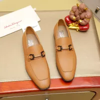 Cheap Salvatore Ferragamo Leather Shoes For Men #1347531 Replica Wholesale [$108.00 USD] [ITEM#1347531] on Replica Salvatore Ferragamo Leather Shoes