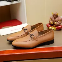 Cheap Salvatore Ferragamo Leather Shoes For Men #1347531 Replica Wholesale [$108.00 USD] [ITEM#1347531] on Replica Salvatore Ferragamo Leather Shoes