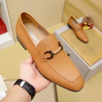 Cheap Salvatore Ferragamo Leather Shoes For Men #1347531 Replica Wholesale [$108.00 USD] [ITEM#1347531] on Replica Salvatore Ferragamo Leather Shoes