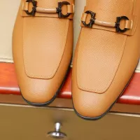 Cheap Salvatore Ferragamo Leather Shoes For Men #1347531 Replica Wholesale [$108.00 USD] [ITEM#1347531] on Replica Salvatore Ferragamo Leather Shoes