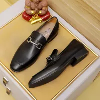 Cheap Salvatore Ferragamo Leather Shoes For Men #1347533 Replica Wholesale [$108.00 USD] [ITEM#1347533] on Replica Salvatore Ferragamo Leather Shoes