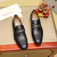 Cheap Salvatore Ferragamo Leather Shoes For Men #1347533 Replica Wholesale [$108.00 USD] [ITEM#1347533] on Replica Salvatore Ferragamo Leather Shoes