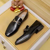 Cheap Salvatore Ferragamo Leather Shoes For Men #1347534 Replica Wholesale [$108.00 USD] [ITEM#1347534] on Replica Salvatore Ferragamo Leather Shoes