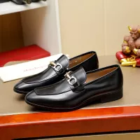 Cheap Salvatore Ferragamo Leather Shoes For Men #1347534 Replica Wholesale [$108.00 USD] [ITEM#1347534] on Replica Salvatore Ferragamo Leather Shoes