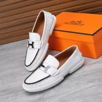 Cheap Hermes Leather Shoes For Men #1347881 Replica Wholesale [$96.00 USD] [ITEM#1347881] on Replica Hermes Leather Shoes
