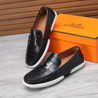 Cheap Hermes Leather Shoes For Men #1347882 Replica Wholesale [$96.00 USD] [ITEM#1347882] on Replica Hermes Leather Shoes
