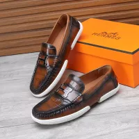 Cheap Hermes Leather Shoes For Men #1347884 Replica Wholesale [$96.00 USD] [ITEM#1347884] on Replica Hermes Leather Shoes