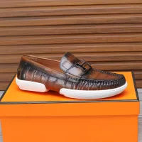 Cheap Hermes Leather Shoes For Men #1347884 Replica Wholesale [$96.00 USD] [ITEM#1347884] on Replica Hermes Leather Shoes
