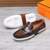Cheap Hermes Leather Shoes For Men #1347884 Replica Wholesale [$96.00 USD] [ITEM#1347884] on Replica Hermes Leather Shoes