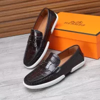 Cheap Hermes Leather Shoes For Men #1347885 Replica Wholesale [$96.00 USD] [ITEM#1347885] on Replica Hermes Leather Shoes