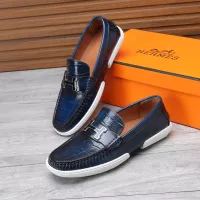 Cheap Hermes Leather Shoes For Men #1347887 Replica Wholesale [$96.00 USD] [ITEM#1347887] on Replica Hermes Leather Shoes