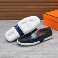 Cheap Hermes Leather Shoes For Men #1347887 Replica Wholesale [$96.00 USD] [ITEM#1347887] on Replica Hermes Leather Shoes