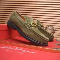Cheap Salvatore Ferragamo Leather Shoes For Men #1347967 Replica Wholesale [$85.00 USD] [ITEM#1347967] on Replica Salvatore Ferragamo Leather Shoes