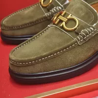 Cheap Salvatore Ferragamo Leather Shoes For Men #1347967 Replica Wholesale [$85.00 USD] [ITEM#1347967] on Replica Salvatore Ferragamo Leather Shoes