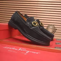 Cheap Salvatore Ferragamo Leather Shoes For Men #1347969 Replica Wholesale [$85.00 USD] [ITEM#1347969] on Replica Salvatore Ferragamo Leather Shoes
