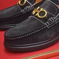 Cheap Salvatore Ferragamo Leather Shoes For Men #1347969 Replica Wholesale [$85.00 USD] [ITEM#1347969] on Replica Salvatore Ferragamo Leather Shoes