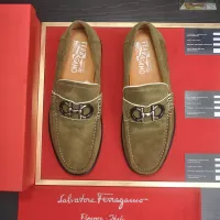 Cheap Salvatore Ferragamo Leather Shoes For Men #1347970 Replica Wholesale [$85.00 USD] [ITEM#1347970] on Replica Salvatore Ferragamo Leather Shoes