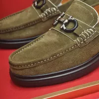 Cheap Salvatore Ferragamo Leather Shoes For Men #1347970 Replica Wholesale [$85.00 USD] [ITEM#1347970] on Replica Salvatore Ferragamo Leather Shoes