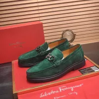 Cheap Salvatore Ferragamo Leather Shoes For Men #1347971 Replica Wholesale [$85.00 USD] [ITEM#1347971] on Replica Salvatore Ferragamo Leather Shoes