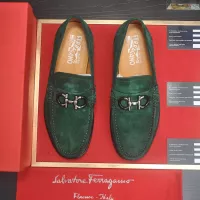Cheap Salvatore Ferragamo Leather Shoes For Men #1347971 Replica Wholesale [$85.00 USD] [ITEM#1347971] on Replica Salvatore Ferragamo Leather Shoes