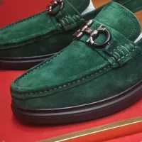 Cheap Salvatore Ferragamo Leather Shoes For Men #1347971 Replica Wholesale [$85.00 USD] [ITEM#1347971] on Replica Salvatore Ferragamo Leather Shoes