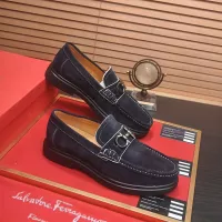 Cheap Salvatore Ferragamo Leather Shoes For Men #1347973 Replica Wholesale [$85.00 USD] [ITEM#1347973] on Replica Salvatore Ferragamo Leather Shoes