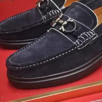 Cheap Salvatore Ferragamo Leather Shoes For Men #1347973 Replica Wholesale [$85.00 USD] [ITEM#1347973] on Replica Salvatore Ferragamo Leather Shoes