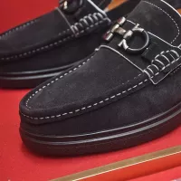Cheap Salvatore Ferragamo Leather Shoes For Men #1347974 Replica Wholesale [$85.00 USD] [ITEM#1347974] on Replica Salvatore Ferragamo Leather Shoes