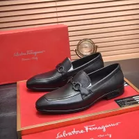 Cheap Salvatore Ferragamo Leather Shoes For Men #1347981 Replica Wholesale [$98.00 USD] [ITEM#1347981] on Replica Salvatore Ferragamo Leather Shoes