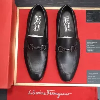 Cheap Salvatore Ferragamo Leather Shoes For Men #1347981 Replica Wholesale [$98.00 USD] [ITEM#1347981] on Replica Salvatore Ferragamo Leather Shoes