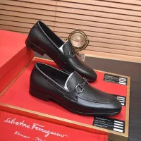 Cheap Salvatore Ferragamo Leather Shoes For Men #1347981 Replica Wholesale [$98.00 USD] [ITEM#1347981] on Replica Salvatore Ferragamo Leather Shoes
