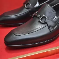 Cheap Salvatore Ferragamo Leather Shoes For Men #1347981 Replica Wholesale [$98.00 USD] [ITEM#1347981] on Replica Salvatore Ferragamo Leather Shoes