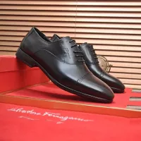 Cheap Salvatore Ferragamo Leather Shoes For Men #1347982 Replica Wholesale [$98.00 USD] [ITEM#1347982] on Replica Salvatore Ferragamo Leather Shoes