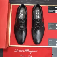Cheap Salvatore Ferragamo Leather Shoes For Men #1347982 Replica Wholesale [$98.00 USD] [ITEM#1347982] on Replica Salvatore Ferragamo Leather Shoes