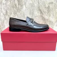 Cheap Salvatore Ferragamo Leather Shoes For Men #1347983 Replica Wholesale [$160.00 USD] [ITEM#1347983] on Replica Salvatore Ferragamo Leather Shoes