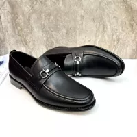 Cheap Salvatore Ferragamo Leather Shoes For Men #1347984 Replica Wholesale [$160.00 USD] [ITEM#1347984] on Replica Salvatore Ferragamo Leather Shoes